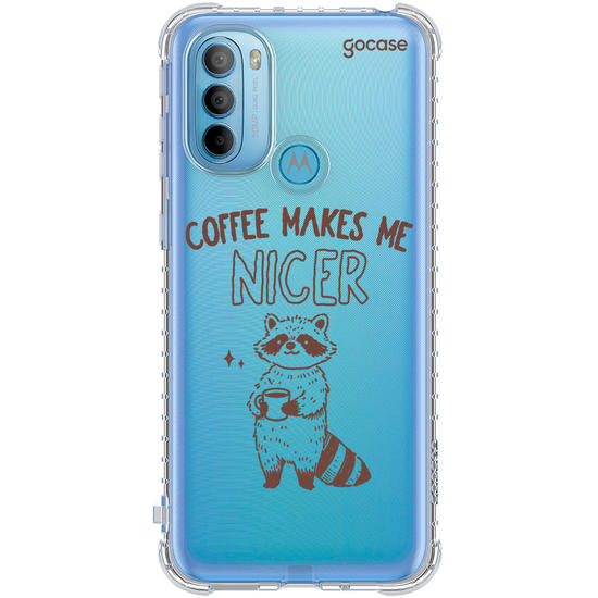 Capinha para celular  Coffee Makes me Nicer