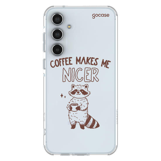 Capinha para celular  Coffee Makes me Nicer