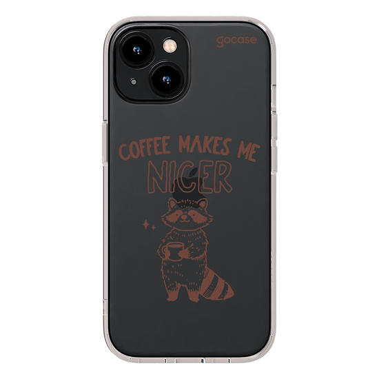 Capinha para celular  Coffee Makes me Nicer