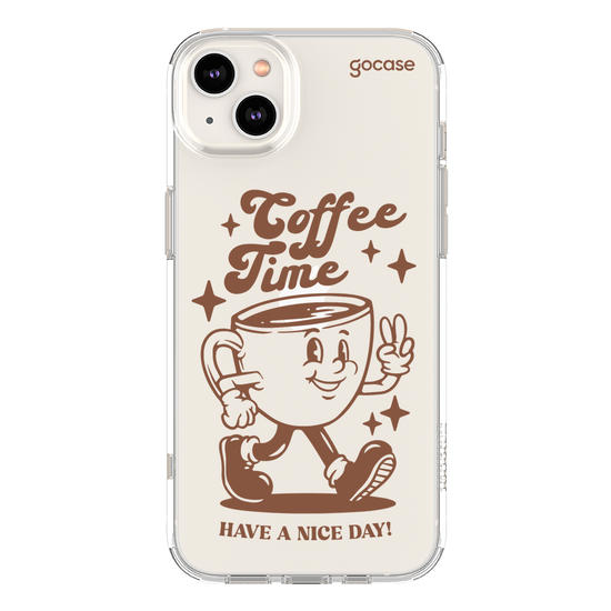 Capinha para celular  Coffee Time Retro