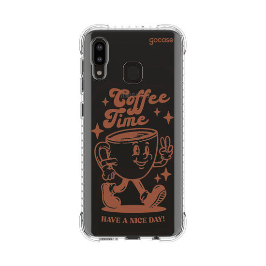 Capinha para celular  Coffee Time Retro