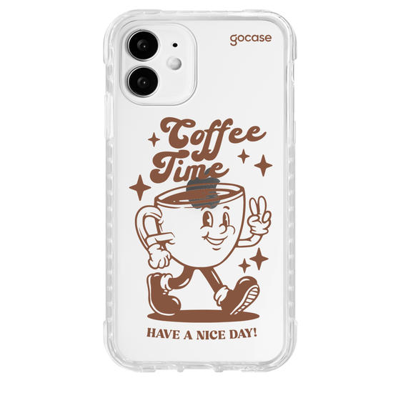 Capinha para celular  Coffee Time Retro