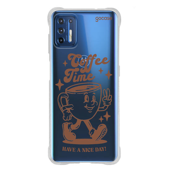 Capinha para celular  Coffee Time Retro