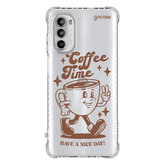 Capinha para celular  Coffee Time Retro