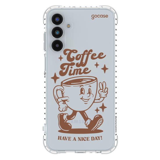 Capinha para celular  Coffee Time Retro