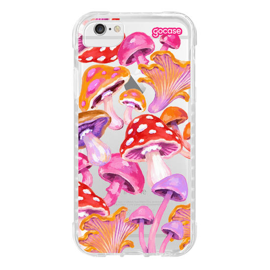 Capinha para celular  Cogumelos Rosinha
