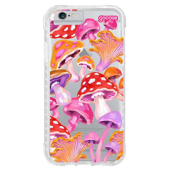 Capinha para celular  Cogumelos Rosinha