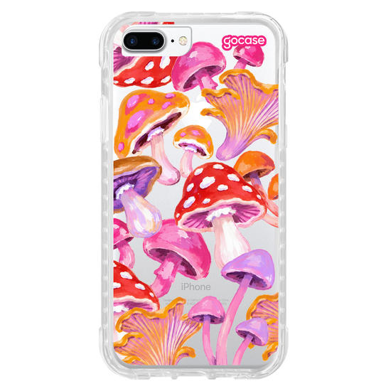 Capinha para celular  Cogumelos Rosinha
