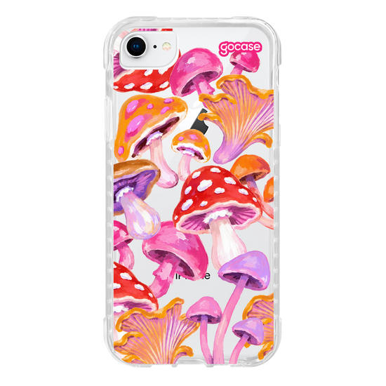 Capinha para celular  Cogumelos Rosinha