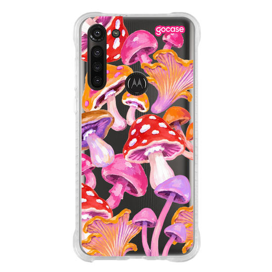 Capinha para celular  Cogumelos Rosinha