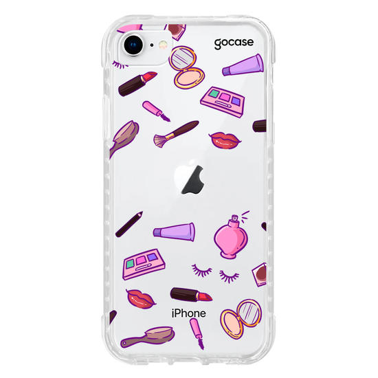 Capinha para celular Coisas de Maquiagem Manuscrita