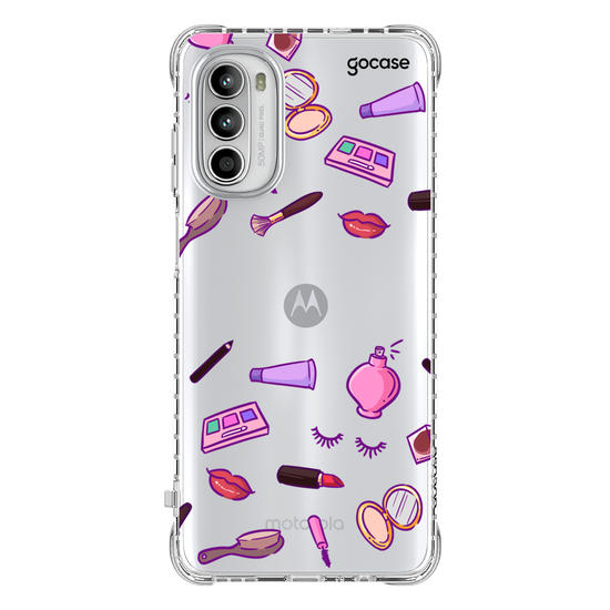 Capinha para celular Coisas de Maquiagem Manuscrita