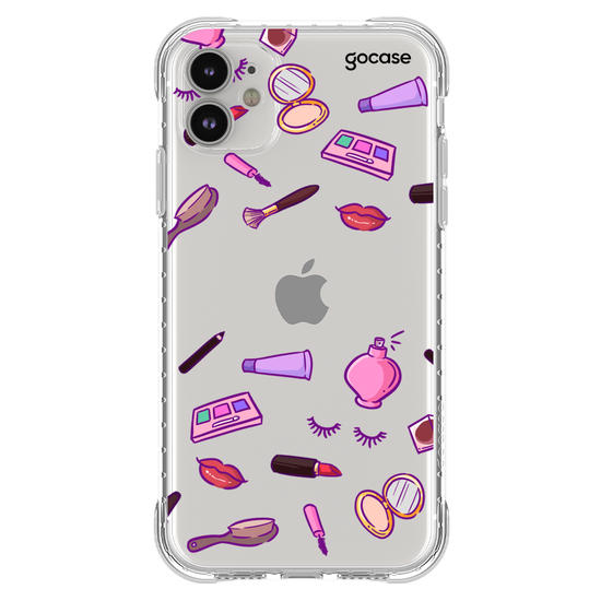 Capinha para celular Coisas de Maquiagem Manuscrita