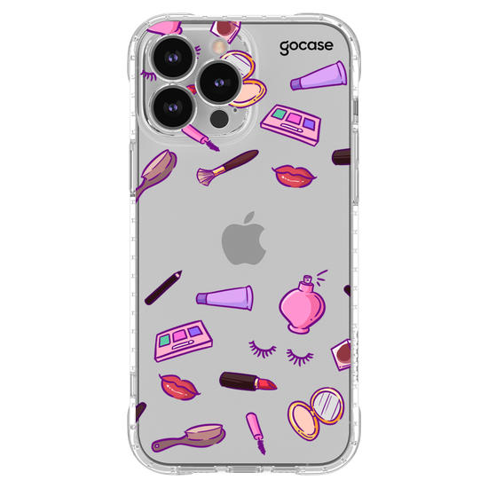 Capinha para celular Coisas de Maquiagem Manuscrita