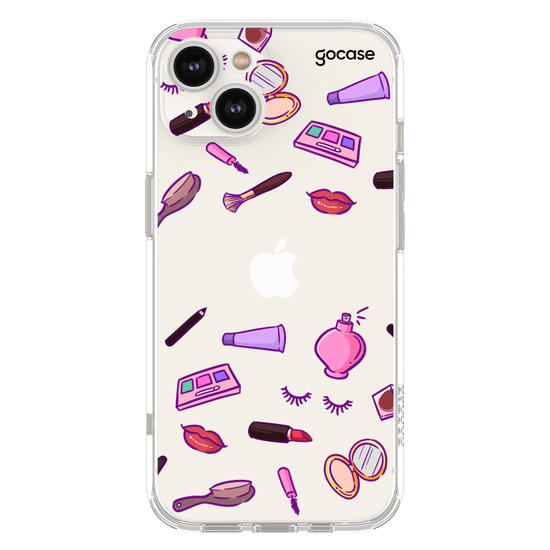 Capinha para celular Coisas de Maquiagem Manuscrita