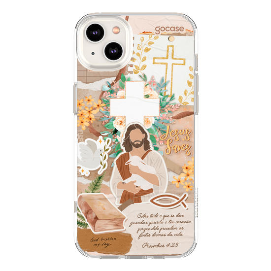 Capinha para celular  Colagem Cristã