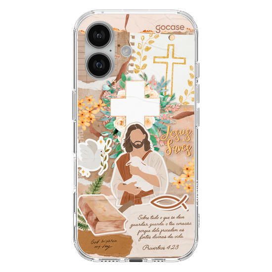 Capinha para celular  Colagem Cristã