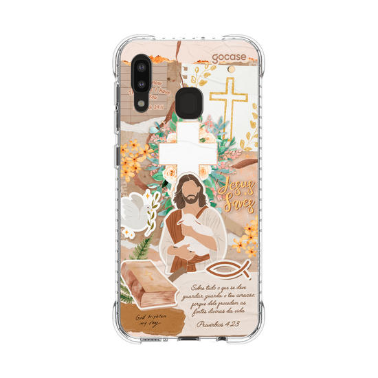 Capinha para celular  Colagem Cristã