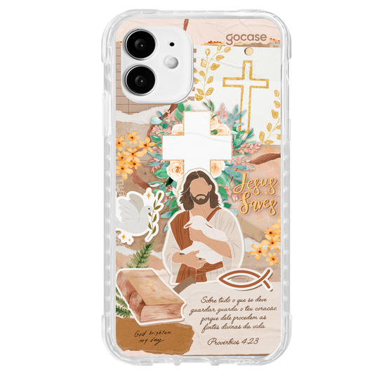 Capinha para celular  Colagem Cristã