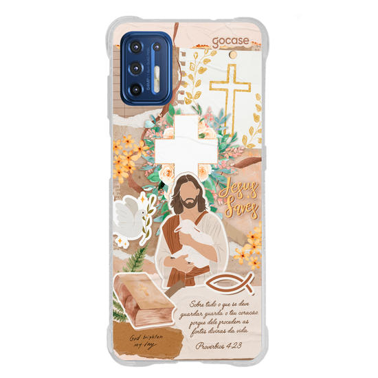 Capinha para celular  Colagem Cristã
