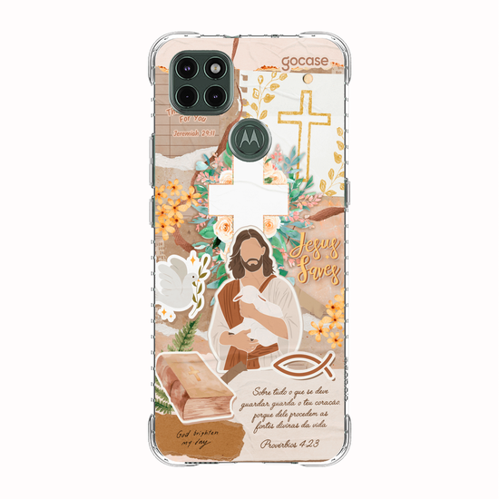 Capinha para celular  Colagem Cristã