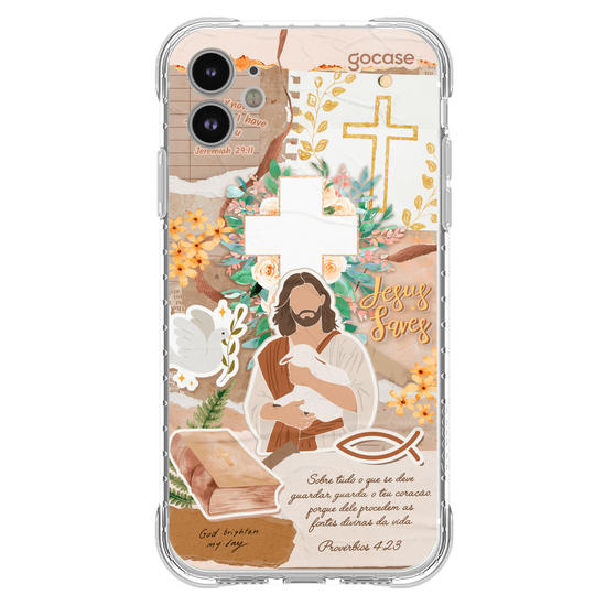 Capinha para celular  Colagem Cristã