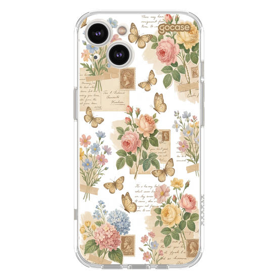  Colagem Floral Vintage