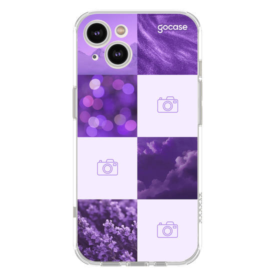  Colagem Aesthetic com Foto - Roxo