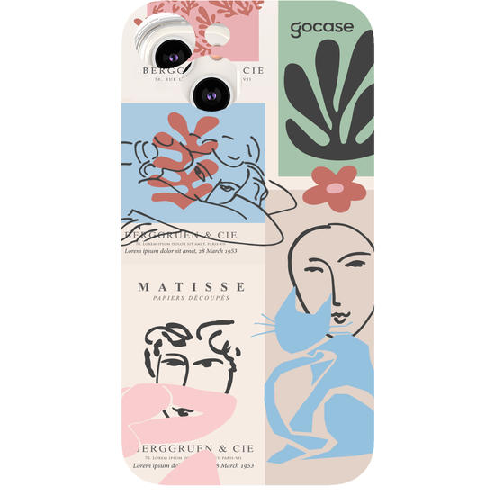 Capinha para celular  Colagem Matisse