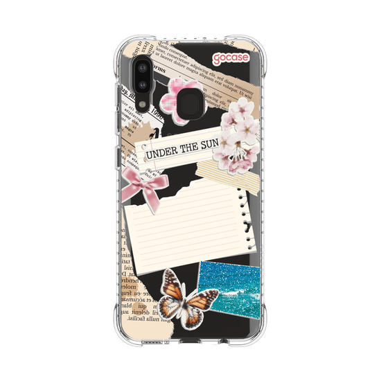 Capinha para celular  Colagem Soft com Texto