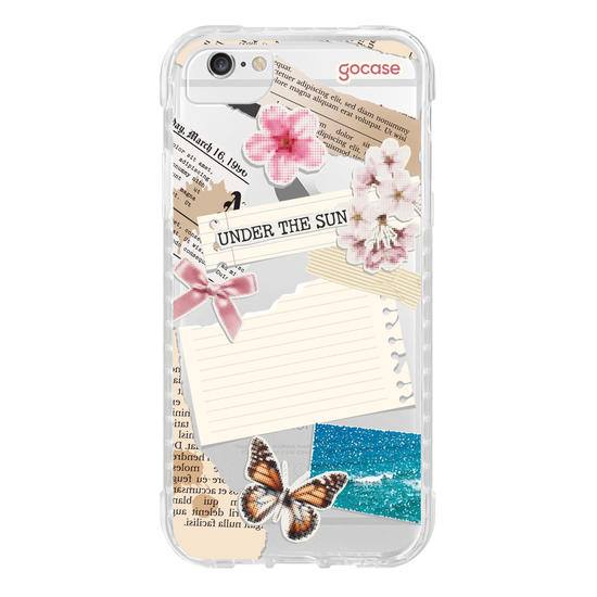 Capinha para celular  Colagem Soft com Texto