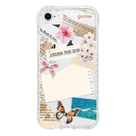 Capinha para celular  Colagem Soft com Texto
