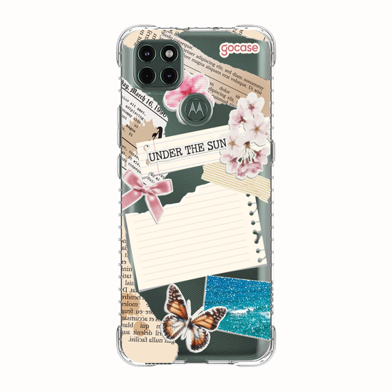 Capinha para celular  Colagem Soft com Texto