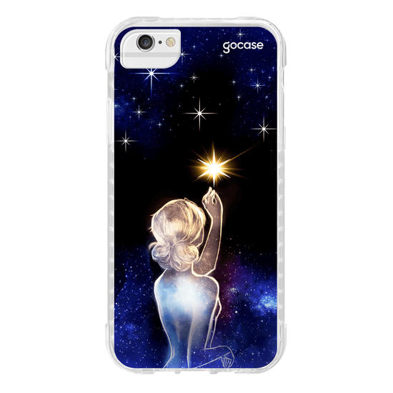 Capinha para celular Colecionadora de Estrelas Personalizável