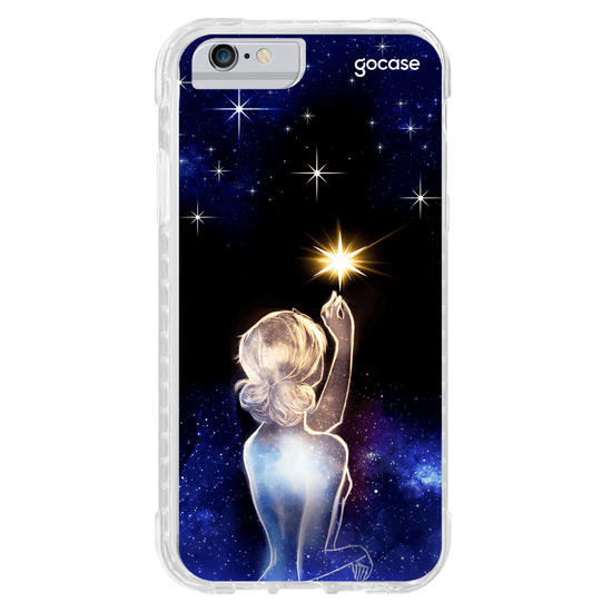 Capinha para celular Colecionadora de Estrelas Personalizável