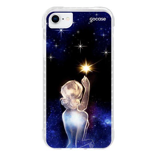 Capinha para celular Colecionadora de Estrelas Personalizável