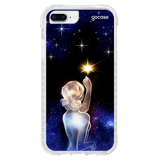 Capinha para celular Colecionadora de Estrelas Personalizável