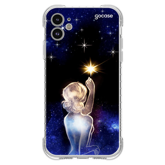 Capinha para celular Colecionadora de Estrelas Personalizável