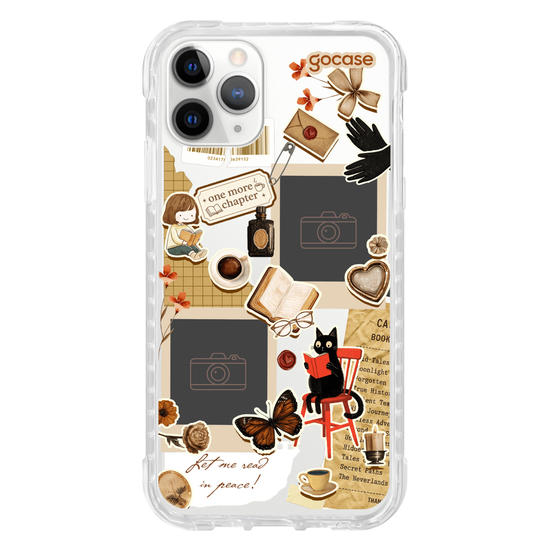 Capinha para celular  Booklover - Collage Garota leitora