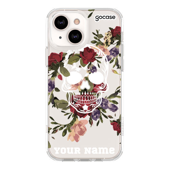 Color Black Skull Indie Phone Case