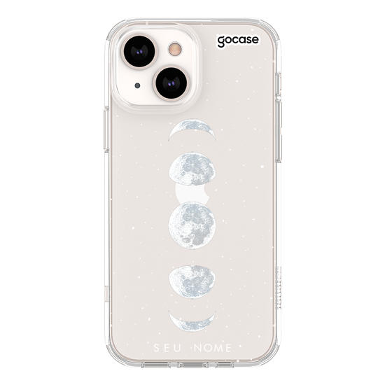 Capinha para celular Black Case - Fases da Lua