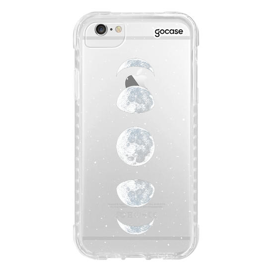 Capinha para celular Black Case - Fases da Lua