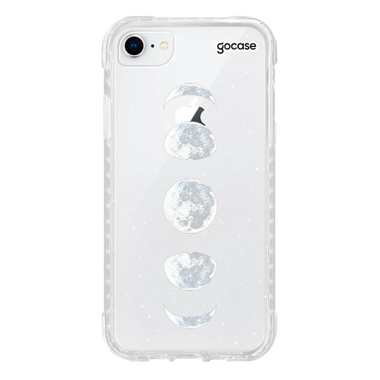 Capinha para celular Black Case - Fases da Lua