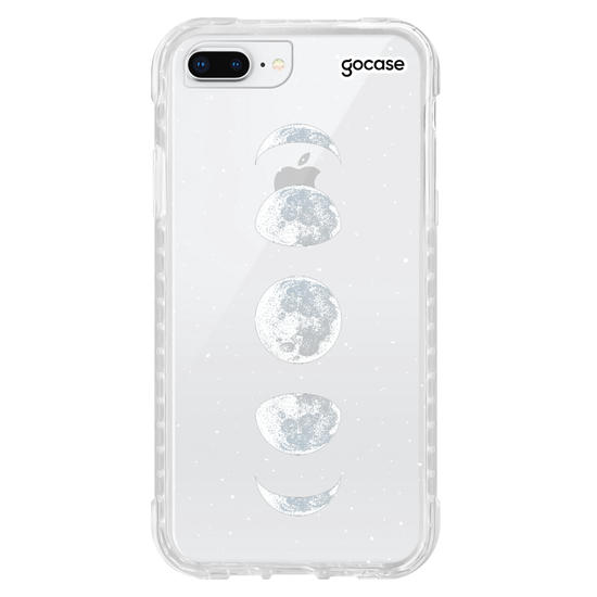 Capinha para celular Black Case - Fases da Lua