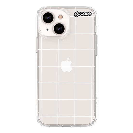 Black Case - Grid Lines - Black Phone Case