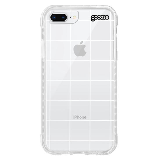 Capinha para celular Grid Lines Clean