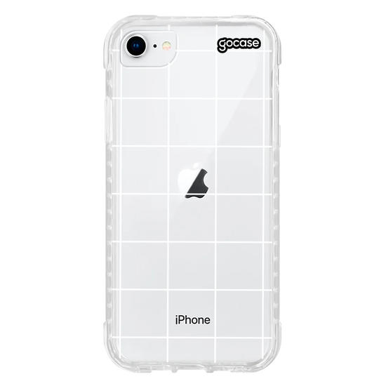 Capinha para celular Grid Lines Clean