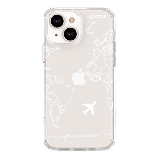 Color Black Map Mundi Lines Handwritten Phone Case
