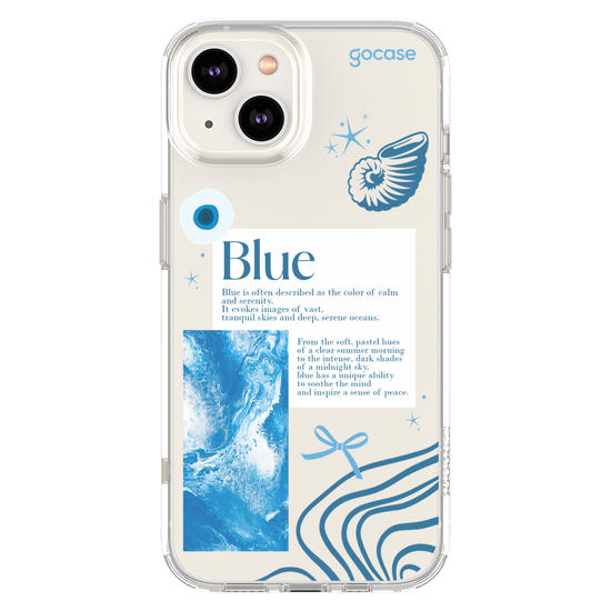 Capinha para celular  Color Elements - Blue