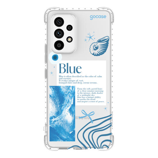 Capinha para celular  Color Elements - Blue